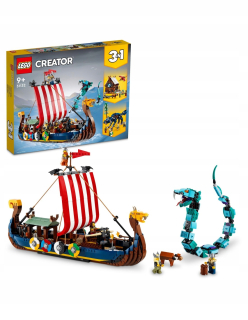Legokreator Viking Ship a Midgard Sleep 31132