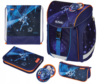 Ľahká školská taška Herlitz Filolight Kosmos Set