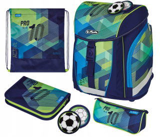 Ľahká školská taška Herlitz Filolight Football N. Set