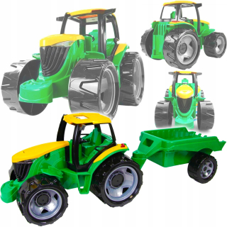 Lena Mega Tractor Riding 90 cm 100 kg s prívesom