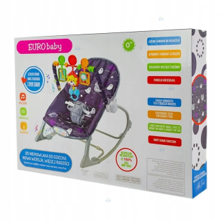 Little Forest Purple #D1 Deckchair