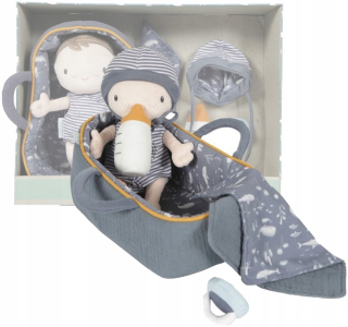 Malé holandské dieťa Jim Doll 26 cm +príslušenstvo