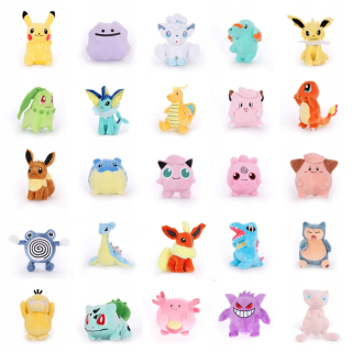 Náhodné 3 maskoti plnené pokémonom Pokémon 3 PCS