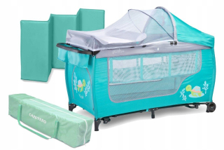 Turistická detská postieľka/playpen Caretero Grande Plus,+