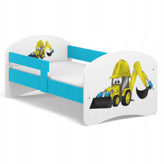 Detská posteľná rozprávka B01 140x70 Blue UV motívy