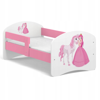 Detská posteľ rozprávka B01 140x70 Princess Rose