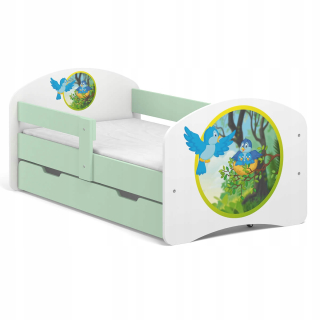 Detská posteľná rozprávka B01-SZ 140x70 MINTY MOTIVS