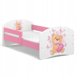 Detská posteľná rozprávka B02 160x80 Teddy Bear Pink Motifs