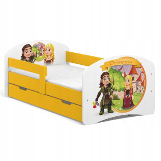 Detská posteľ rozprávka B02-SZ 160x80 UV princezná