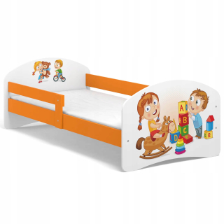 Detská posteľ rozprávka B05 200x90 Orange UV