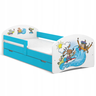 Detská posteľ Fairy Tale B05-Sz 200x90 Blue Motive