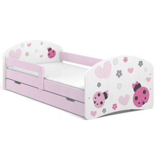 Detská posteľná rozprávka B05-SZ 200x90 motívy lila