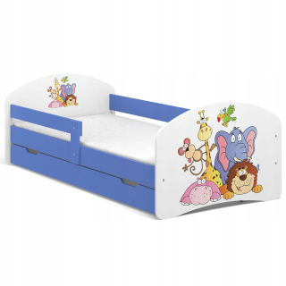 Detská posteľ Fairy Tale B05-Sz 200x90 Blue UV