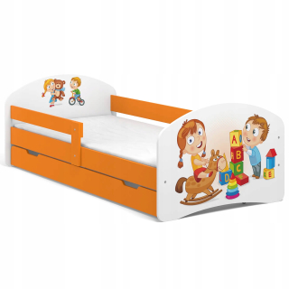 Detská posteľ rozprávka B05-Sz 200x90 Orange