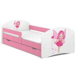 Detská posteľ Fairy Tale B05-Sz 200x90 Pink UV Print