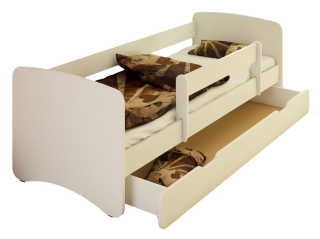Posteľ+zásuvka na matrac 80x160 Filip Bialy