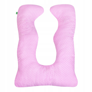 Vankúš Lando U - Pink Karo