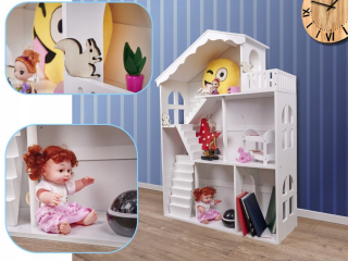 Lulilo polica Dom House pre knihy 2in1 xxl