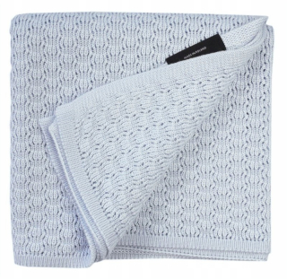 Lullalove prikrývka prikrývka bambus Butterfly modrá 90x90