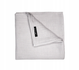 Lullalove Muslin Swaddle 100x100 cm šedá