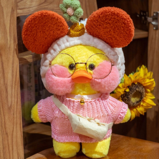 Lalafanfan kačica hračky pre deti kawaii 30 cm
