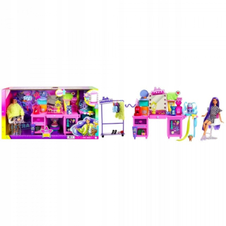 Barbie Extra Dink Doll Mattel Set