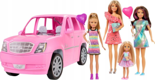 Barbie Mattel Kamper Barbie Doll so 4 bábikami