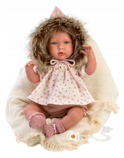 Llorens Doll Mimi Con Cojín y Manta 74022 42 cm