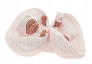 Pitus Mantita Doll 26 cm Pink Antonio Juan 4069