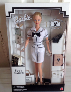 See's Candies Barbie 1999 Mattel jedinečný