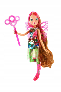 Bábika Winx Sirenix Flora bubble, Winx club, víla