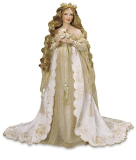 Porcelánová bábika Franklin Mint Guinevere !!!