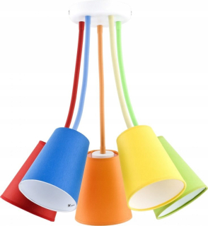 TK Lighting Wire Multicolor Hanging Lamp 2107