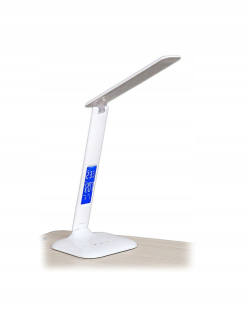 Stolná LED lampa LC1 - hodinky, budík, snooze