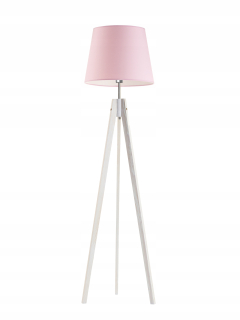 Podlahová lampa pre deti aruba biela ružová