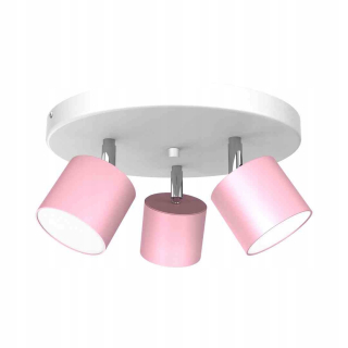 Stropná lampa Dixie Pink 3xGX53