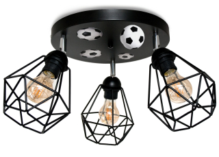 Stropná lampa Mundial 3 Diamond DruCiak môže byť LED
