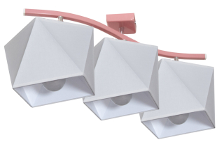 Závesná stropná lampa 3D lampa Wave 3 môže byť LED