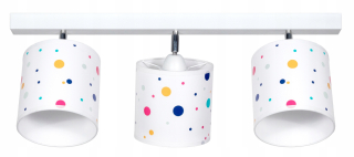 Luster stropnej lampy pre deti farebné bodky