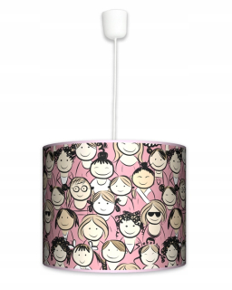Lampa zavesenie dievčatka pre deti dievčatá dievčatá