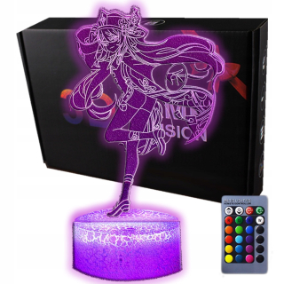 Nočná lampa USB LED GENSHIN IMPACT ANIME