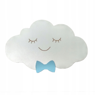 Drevená LED nočná lampa pre deti Cloud 2