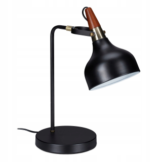 Relaxdates nočná lampa 10034515 čierna