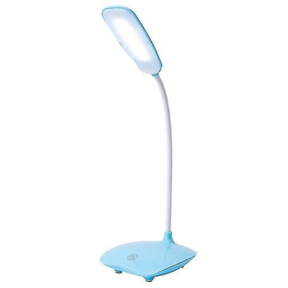LED skladacie stmievateľné dojné stolové žiarovky (modrá)