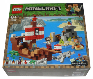 LEGO 21152 - Minecraft Adventure na pirátskej lodi