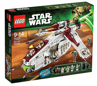 Lego 75021 Star Wars Republic Gunship Skywalker