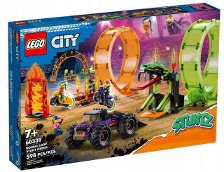 Lego City 60339 Kaskader Arena s dvoma slučkami