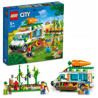 LEGO City 60345 Van na trhu 5+ blokov