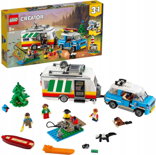 Tvorca Lego 31108 Vacanze v Roulotte Set 3in1