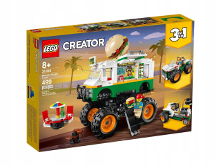 Truck Stvoriteľ LEGO Monster Truck s hamburgermi 31104